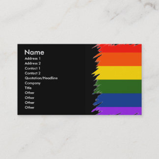 Gay Pride Visitenkarte