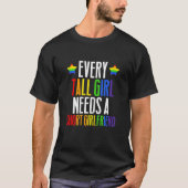 Gay Pride von Frauen mit LGBit jedes große Mädchen T-Shirt (Vorderseite)