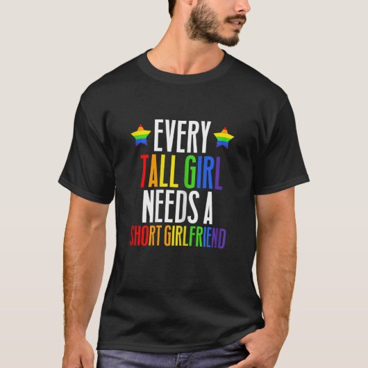 Gay Pride von Frauen mit LGBit jedes große Mädchen T-Shirt (Vorderseite)