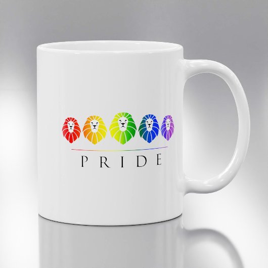 Gay Pride von Löwen - LGBT Kaffeetasse