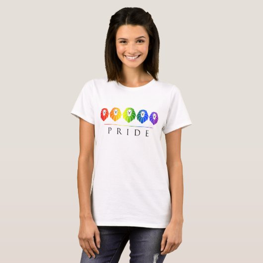 Gay Pride von Löwen - LGBT T-Shirt (Vorne ganz)