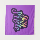 Gay Pride Wandteppich (Vorderseite (Horizontal))