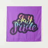 Gay Pride Wandteppich (Vorderseite)