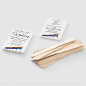 Gay Pride Wedding Fans mit Programm Fächer (Non-assembled)