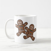 Gay Pride Weihnachten Gingerbrot Männer Couple Kaffeetasse (Links)