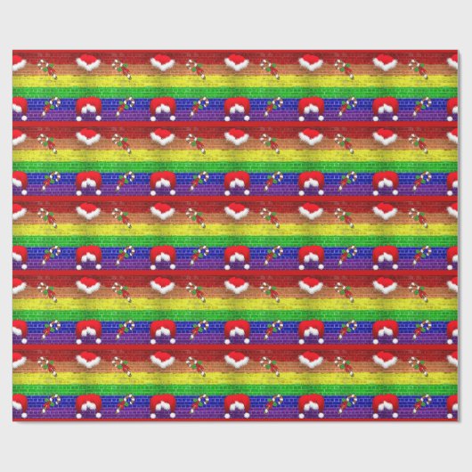 Gay Pride-Weihnachtsgeschenk-Verpackung Geschenkpapier (Flach)