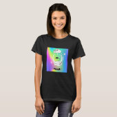Gay Pride Witchy Moon Tarot Card Rainbow Eye LGBTQ T-Shirt (Vorne ganz)