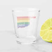 Gay Pride Zuhause| Oklahoma Schnapsglas (Rückseite)