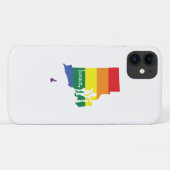 Gay Pride Zuhause| Rhode Island Case-Mate iPhone Hülle (Rückseite (Horizontal))