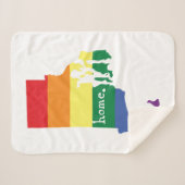 Gay Pride Zuhause| Rhode Island Sherpadecke (Vorderseite (Horizontal))