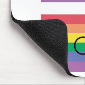Gay Prideflagge Mousepad (Ecke)