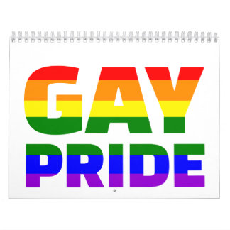 Gay Prideregenbogen Kalender