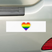 Gay Prideregenbogenherz Autoaufkleber (Auf Auto)