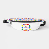 Gay Proud Irish LGBT Rainbow Kleeblatts Bauchtasche (Vorderseite)