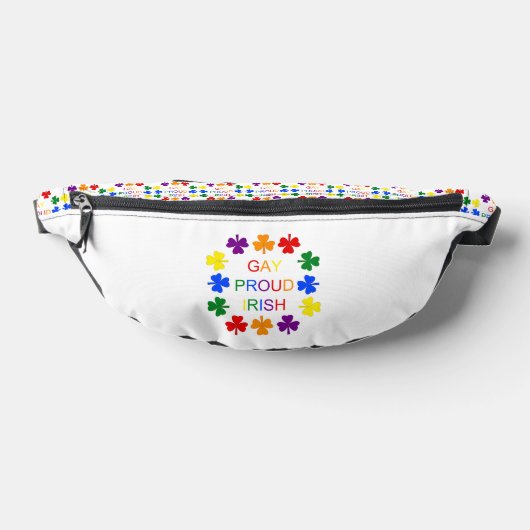 Gay Proud Irish LGBT Rainbow Kleeblatts Bauchtasche (Ablage )