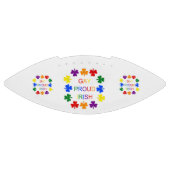 Gay Proud Irish LGBT Rainbow Kleeblatts Football (Panel)