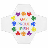 Gay Proud Irish LGBT Rainbow Kleeblatts Fußball (Flach)
