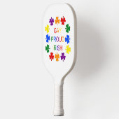Gay Proud Irish LGBT Rainbow Kleeblatts Pickleball Schläger (Links)