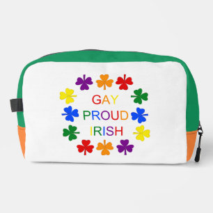 Gay Proud Irish LGBT Rainbow Kleeblatts Waschbeutel