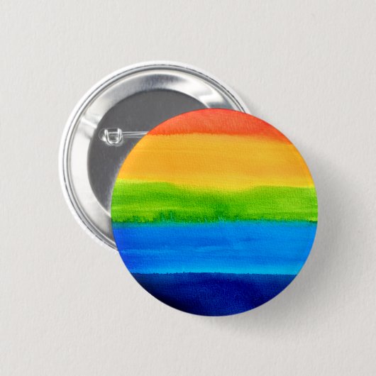 Gay Que Rainbow Button (Vorne & Hinten)