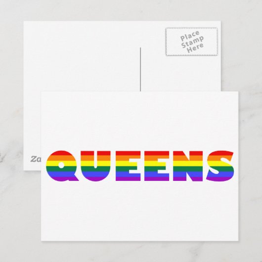 Gay Queens Postkarte (Vorne/Hinten)