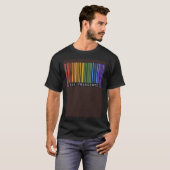 Gay Queer Barcode Pride San Francisco California A T-Shirt (Vorne ganz)
