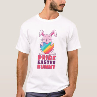 Gay Rainbow Design Bunny for Prix Osterkaninchen C T-Shirt