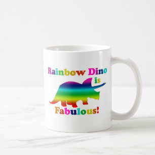 Gay Rainbow Dino ist fabelhaft Kaffeetasse