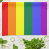 Gay Rainbow Pride Flag Handtuch (Gefaltet)