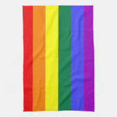 Gay Rainbow Pride Flag Handtuch (Vertikal)