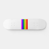 Gay Rainbow Transgender Rainbow Flag Skateboard (Horizontal)