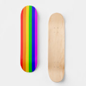 Gay Rainbow Transgender-Regenbogenfahne Skateboard (Vorderseite)