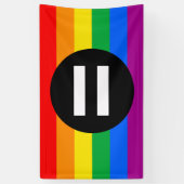 Gay Rights Flag Banner (Vertikal)