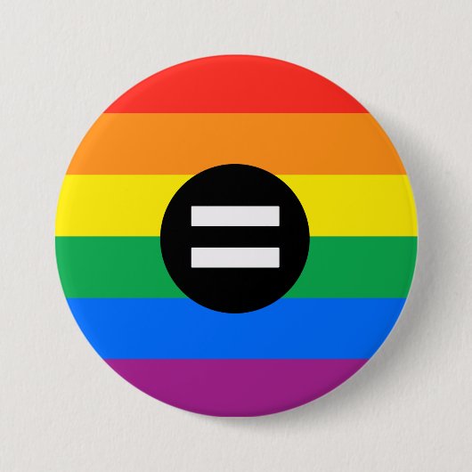 Gay Rights Flag Button (Vorderseite)