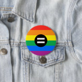 Gay Rights Flag Button (Beispiel)