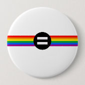 Gay Rights Flag Button (Vorderseite)