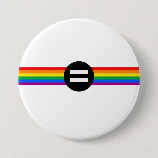 Gay Rights Flag Button (Vorderseite)