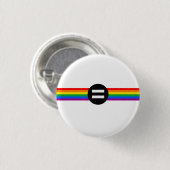 Gay Rights Flag Button (Vorne & Hinten)