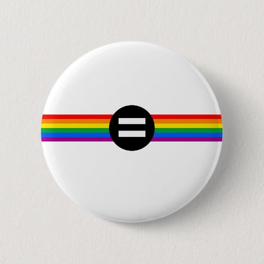 Gay Rights Flag Button (Vorderseite)