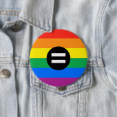 Gay Rights Flag Button (Beispiel)