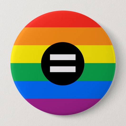 Gay Rights Flag Button (Vorderseite)