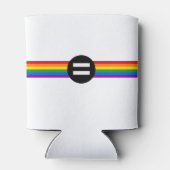 Gay Rights Flag Dosenkühler (Rückseite)