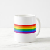 Gay Rights Flag Kaffee Tasse (VorderseiteRechts)