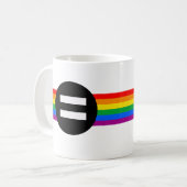 Gay Rights Flag Kaffee Tasse (Vorderseite Links)