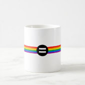 Gay Rights Flag Kaffeetasse (Mittel)