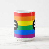 Gay Rights Flag Kaffeetasse (Mittel)