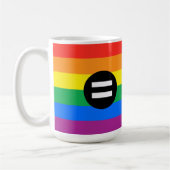 Gay Rights Flag Kaffeetasse (Links)