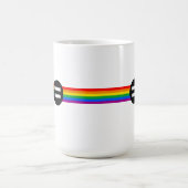 Gay Rights Flag Kaffeetasse (Mittel)
