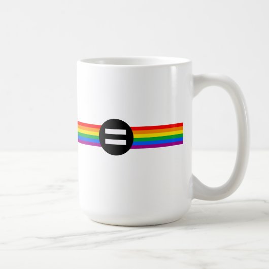 Gay Rights Flag Kaffeetasse (Rechts)