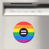 Gay Rights Flag Magnet (In Situ (Geschirrspüler))